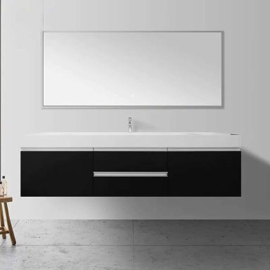 Modern Single Drawer Vanity and Top