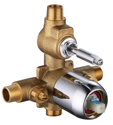 Solid Brass Pressure Balancing Shower Valve